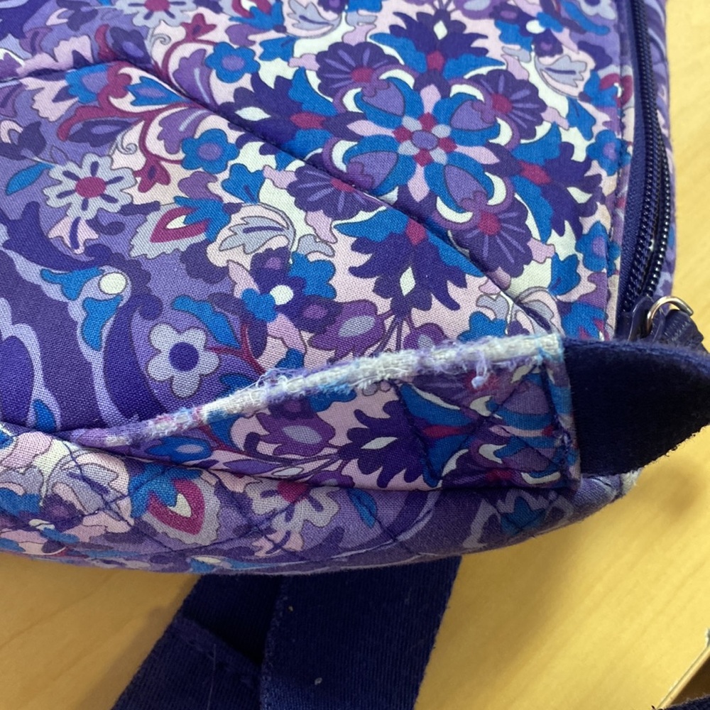 Vera Bradley Purple Floral Women's Bag - Picture 7 of 9